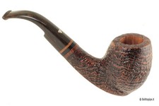 Pfeife Viprati sandgestrahlt - Fancy Bent Billiard