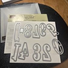 Framelits - Dies - Große Zahlen Stampin up Sizzix Big Shot