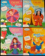 40 x Mosaikbilder für Kinder Mosaik zum aufkleben (selbstklebend)