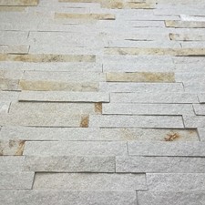 15m2 Naturstein Wandsteine 3cm Klinker Verblender Riemchen Cremebeige gesägt 