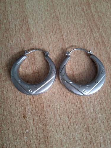 Grosse creolen 950 - 950, platin