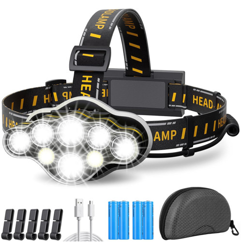 Led stirnlampe 18000 lumen - led,