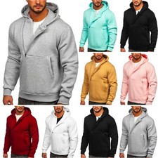Kapuzenpullover Pullover Sweatshirt Hoodie Kapuze Basic Herren Mix BOLF Sport