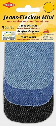 Paar mini jeans flicken zum - 3,