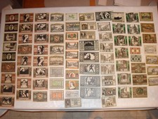 Sammlung 170 Notgeldscheine