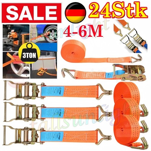 24x spanngurte mit ratsche - mit,