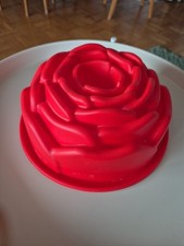 Silikon Backform Kuchen Rose