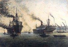 Hans Klemke Radierung