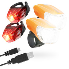 ABSINA 2x LED Fahrradlicht