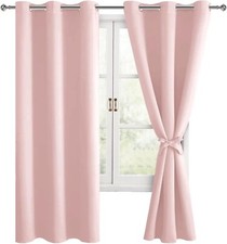 EUGAD 2x vorhänge blickdicht Thermo vorhang kräuselband Verdunklungsgardine deko