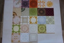 Retro Fliesen 15 x 15 cm 70er