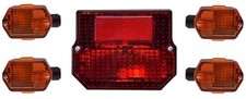 4 x Blinker + Eckige Rückleuchte MZ ETZ 150 250 SIMSON S50 S51 70 80 SR50 Enduro