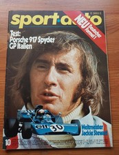 Sport Auto 10/1971  Porsche 917 Spyder - Fiat Abarth 1000 TCR - 850 TC