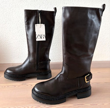 ZARA Leder Stiefel Mädchen