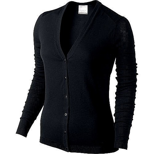 Nike golf schwarze strickjacke - golf,