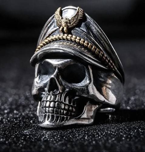 Siegelring totenkopf cop - siegelring,