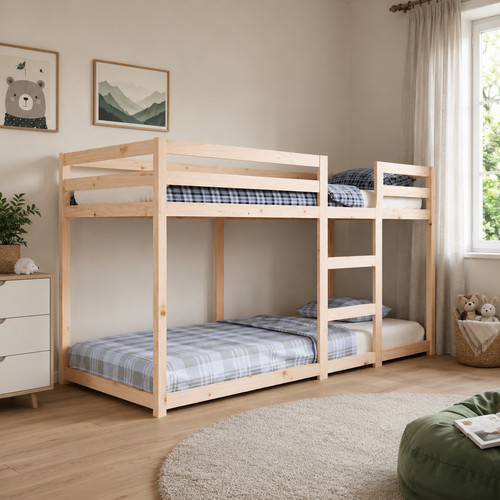 Etagenbett massivholz kiefer - massivholz,