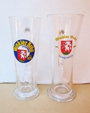 2 Stück 0,3l Glaskrüge (dickwandig)  Winkler Bräu Lengenfeld