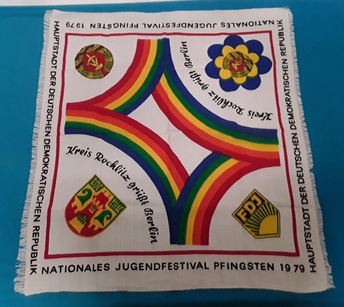 Altes ddr andenken tuch - tuch, kreis