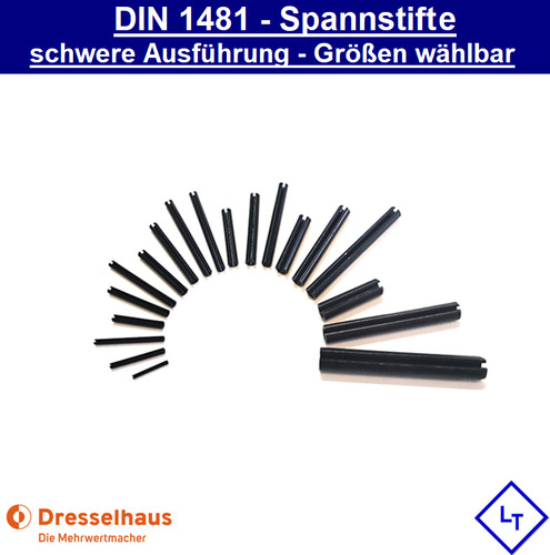 Din 1481 spannstift hohlspann - 1481,