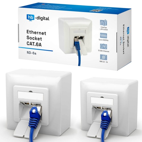 Netzwerkdose aufputz - 2x,