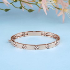 Damen 18K Rotgold Über Blumen