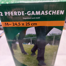 Pferde Gamaschen Vorderbeine Größe M WB + VB 1 Pack=2 Stück  NEU 