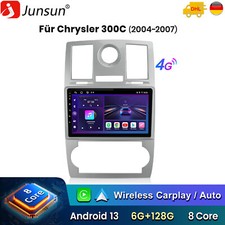 Carplay 9" Android 13 Autoradio GPS Navi DAB+ Für Chrysler 300C 2004-2010 6+128G