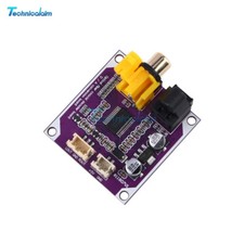 Optical Fiber Coaxial DAC Digital Audio Decoder Board D/A Converter 192K 24bit
