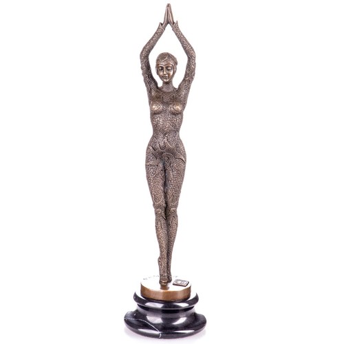 Art deco bronze skulptur - art,