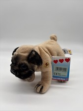 Kuscheltier Mops Bauer 10cm