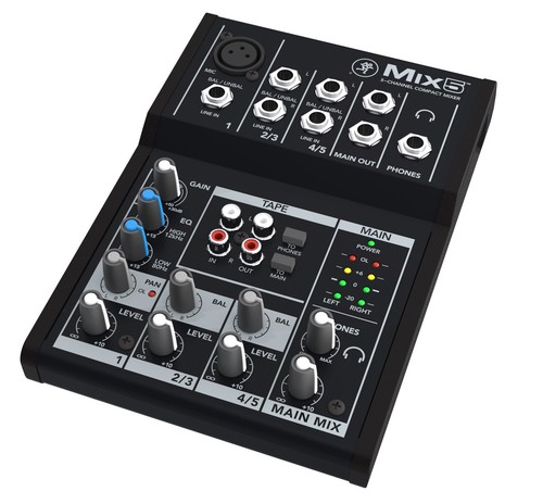 Mackie mix5 kompakt mixer - mix5,