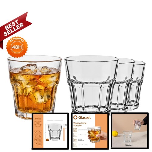 Set mit trinkgläsern 230ml - set, 4