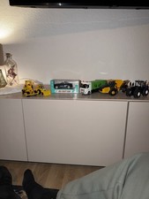 Spielzeug-Fahrzeug-Set - Traktoren, Bagger, Müllwagen, 7 Modelle Guter Zustand