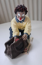 Gilde Clowns Mitgliederfigur Jahr 2001 "Der Naseweis" Vitrinenstück