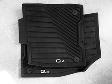Original Audi Q4 e-tron Fußmatten Gummi Allwettermatten vorne 89B061501