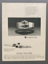 Patek Philippe Die Nicht-Uhr Ref. 3548 1972 Vintage Watch Ad Werbung Reklame