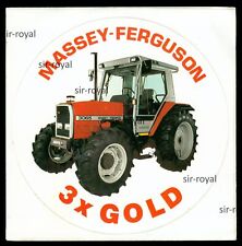 Werbe Aufkleber - Massey Ferguson MF 3065 Traktor Trecker - 12x12cm - 80er 90er