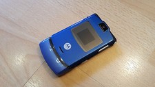 Motorola RAZR V3 Blau Klapphandy ohne Vertrag 36 Monate ( 3 Jahre ) Gewähr
