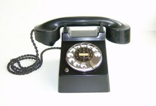 Bauhaus Telefon Fuld  & Co. Modell Frankfurt - Telefonbau & Normalzeit - Bakelit