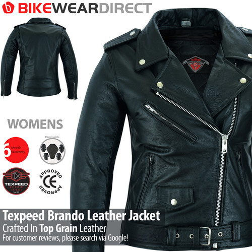 Damen leder brando biker - damen,