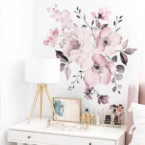 Abnehmbare blume wandtattoo - abnehmbare,