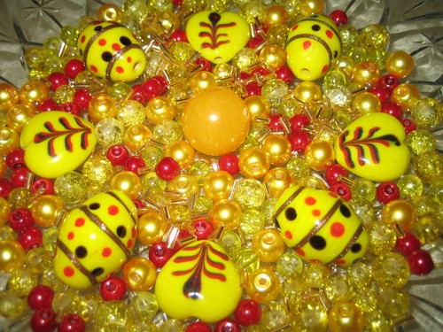Glasperle mix 143 indische - mix,