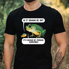 Herren T-Shirt Frosch Motiv