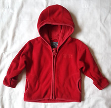 BMS Mikro-Fleece Jacke Gr.68 Kapuzenjacke mit Umklappbündchen ähnl JAKO-O TOP