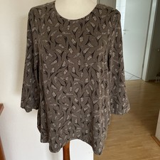 Gudrun Sjöden Designer Jersey Shirt Tunika Gr.L Grau Baumwolle Top Zustand