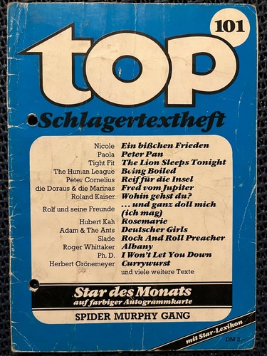 Top schlagertextheft 101 - nr.,
