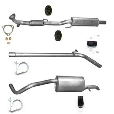 Auspuff  inkl. Anbausatz passend für Seat Ibiza III/IV Skoda Fabia 2006-2015 Neu