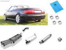 Fox Komplettanlage ab Kat Audi 80/90 89 B3 B4 Coupe u. Cabrio 2.6l 2.8l 2xscharf