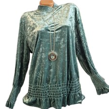 Sheego Pullover Pulli Samt